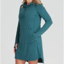NRS Silkweight Hoodie Dress -4Corners Riversports 10112 02 Mediterranea Model FrontCrop 090121 1000x1000 c3e5eafc 7725 407c a479 74c8e8ac68ca