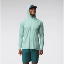 NRS Silkweight Hoodie - Men's -4Corners Riversports 10139 06 MsSilkweightHoodie aquifer front Crop 011525 2000x2000 e8e85278 cd87 48aa b9f1 045e3f6547db