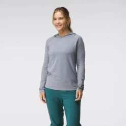NRS Silkweight Hoodie - Women's -4Corners Riversports 10140 06 WsSilkweightHoodie stone xx front 4 Crop 1000x1000 5ed8b59e f0ec 41ed 9055 3782f44c416c