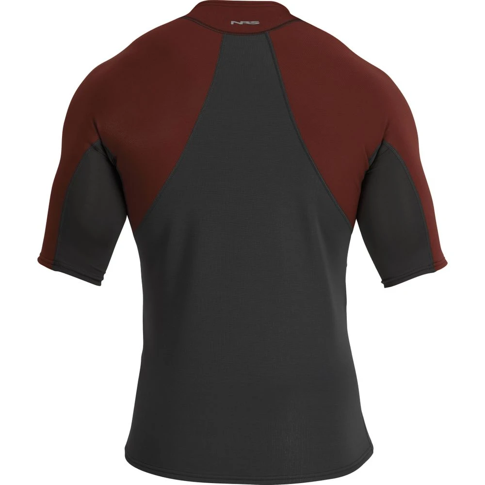 Hydroskin 0.5mm Short Sleeve Shirt - Men's NRS Hydroskin 0.5mm Short Sleeve Shirt - Men's -4Corners Riversports 15001 08 GraphiteBrick na Back 080723 1000x1000 914176b1 e2fd 4c17 8bfe 35309e2b9f2e