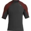 NRS Hydroskin 0.5mm Short Sleeve Shirt - Men's 1 NRS Hydroskin 0.5mm Short Sleeve Shirt - Men's -4Corners Riversports 15001 08 GraphiteBrick na Front 080723 1000x1000 732bcb27 9c7e 4a29 a129 07a30760f2ab