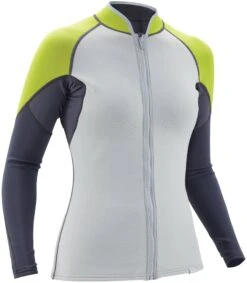 NRS Hydroskin 0.5mm Long Sleeve Shirt - Women's -4Corners Riversports 15010 05 Quarry Med Right 052120