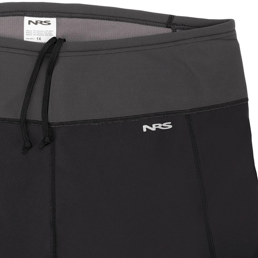 HydroSkin 0.5mm Shorts - Women's NRS HydroSkin 0.5mm Shorts - Women's -4Corners Riversports 15016 05 BlackGraphite 1x Drawstrings 021524 1000x1000 f38d3b5e 3eff 4269 93bd a7405f6fa509