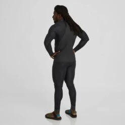 NRS Hydroskin 1.0mm Long Sleeve Shirt - Men's 5 NRS Hydroskin 1.0mm Long Sleeve Shirt - Men's -4Corners Riversports 15032 05 Black Model Back 091123 1000x1000 41e00d22 660c 48ae 825e 736015b1a1d4