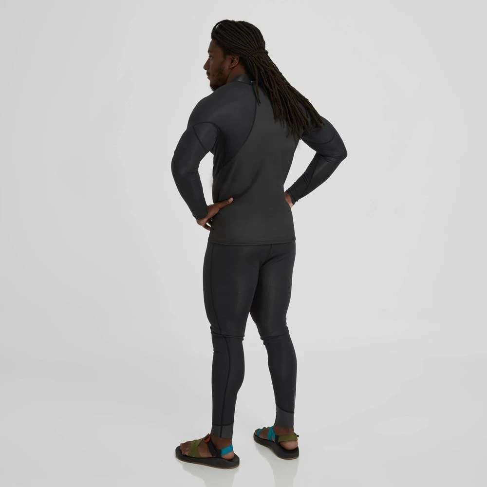 Hydroskin 1.0mm Long Sleeve Shirt - Men's NRS Hydroskin 1.0mm Long Sleeve Shirt - Men's -4Corners Riversports 15032 05 Black Model Back 091123 1000x1000 41e00d22 660c 48ae 825e 736015b1a1d4