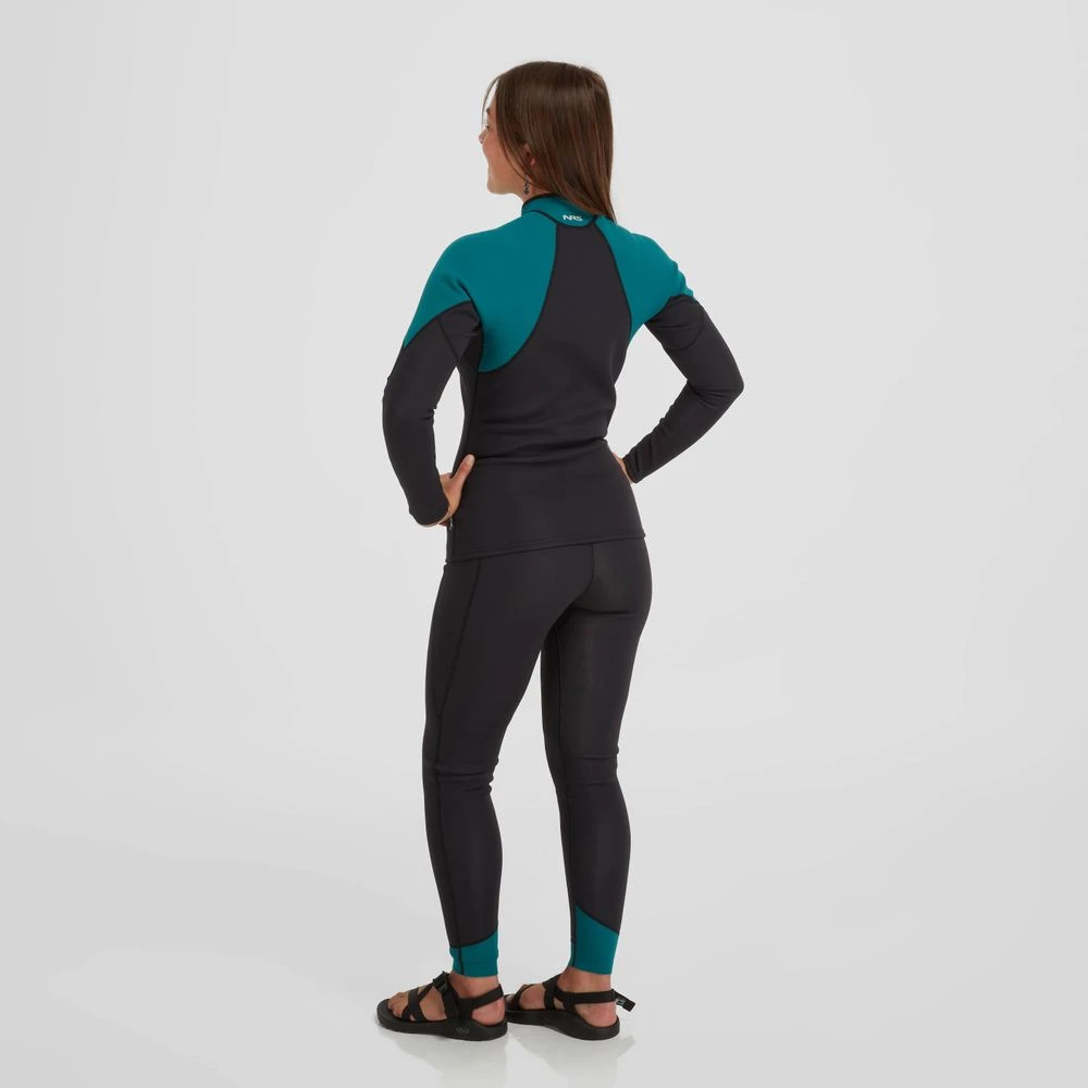 Hydroskin 1.5mm Jacket - Women's NRS Hydroskin 1.5mm Jacket - Women's -4Corners Riversports 15039 04 BlackHarbor Model Back 080823 1000x1000 401656d1 a673 4147 97c2 cce1427bf8cb
