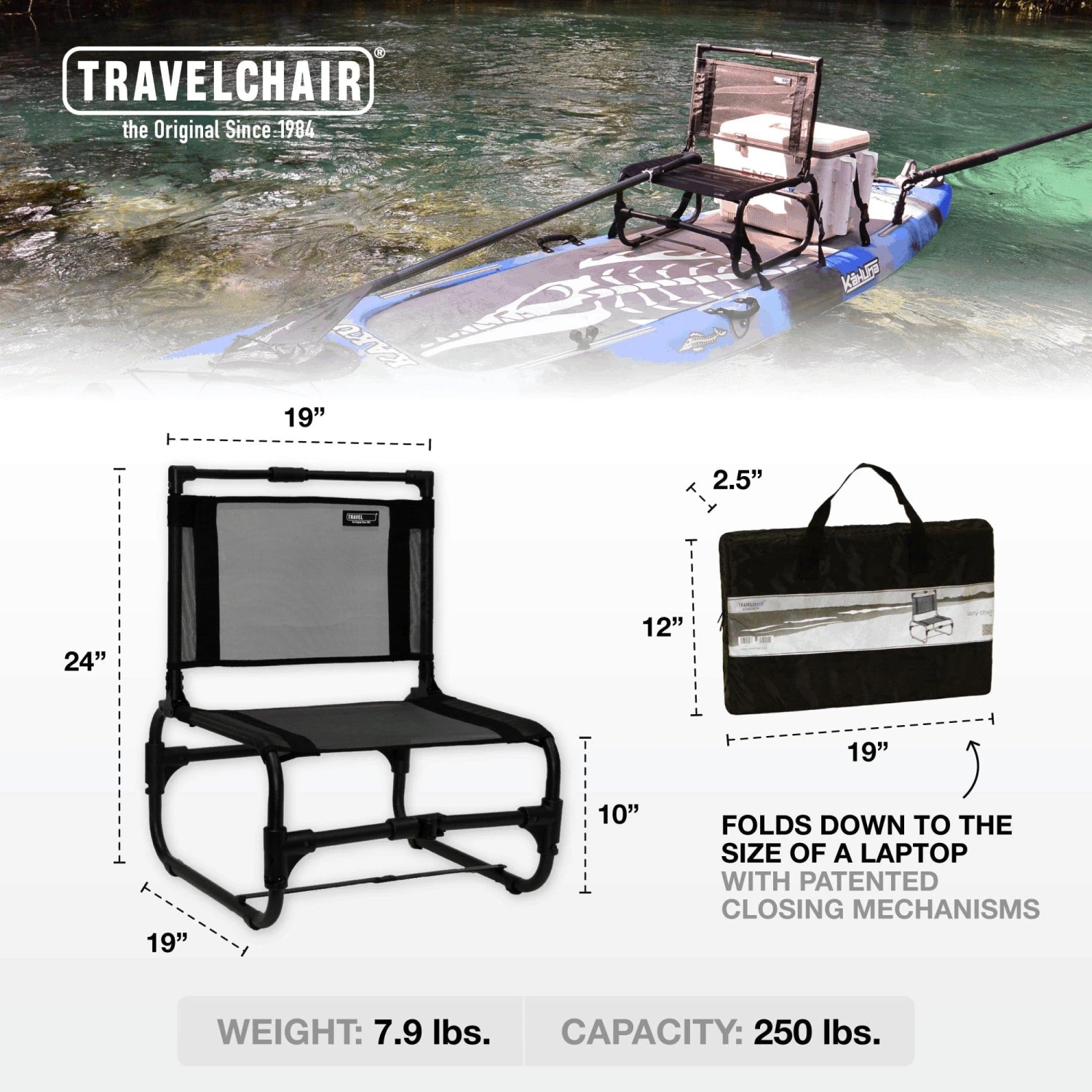 Larry Chair Larry Chair -4Corners Riversports 169BK info3