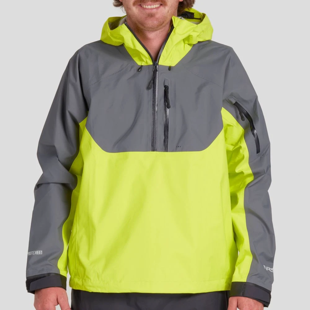 High Tide Jacket - Men's NRS High Tide Jacket - Men's -4Corners Riversports 20026 04 ChartreuseGray Model FrontCrop 102121 1000x1000 552173e5 883b 4f04 b1b7 26874a73cb0a
