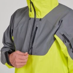 NRS High Tide Jacket - Men's 10 NRS High Tide Jacket - Men's -4Corners Riversports 20026 04 ChartreuseGray Model Zipper 102121 1000x1000 52146c3d f2a2 44ca b06d d2bec6fda0b1