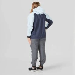 NRS High Tide Jacket - Women's 13 NRS High Tide Jacket - Women's -4Corners Riversports 20037 02 CloudNavy 1XModel Back 092322 1000x1000 5c0a0eb0 cca1 46df a5a6 e3a14a6515d5
