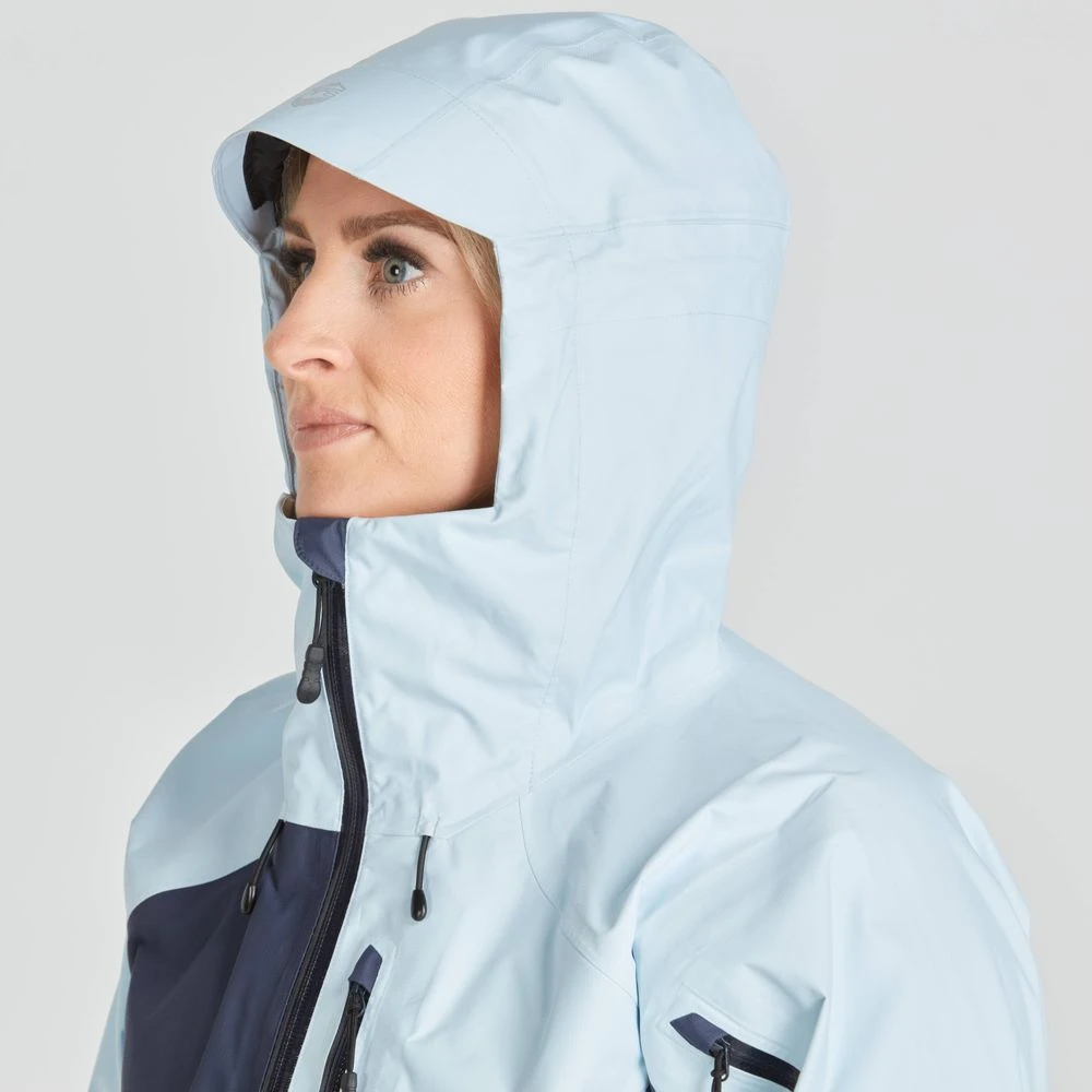 High Tide Jacket - Women's NRS High Tide Jacket - Women's -4Corners Riversports 20037 02 CloudNavy Model Hood 070121 1000x1000 841cf281 cddd 4052 ba09 553263942c7a