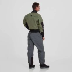 NRS Phenom GORE-TEX Pro Dry Suit - Men's (2025) -4Corners Riversports 22546 01 Olive Model Back 122023 1000x1000 4916bf8c 6e7d 4b48 ae5e da7f19a628f7