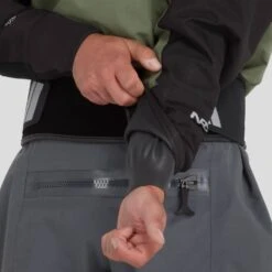 NRS Phenom GORE-TEX Pro Dry Suit - Men's (2025) -4Corners Riversports 22546 01 Olive Model WristGasket 122023 1000x1000 23a0abca 6449 4880 93e3 f1a9dac76ef8