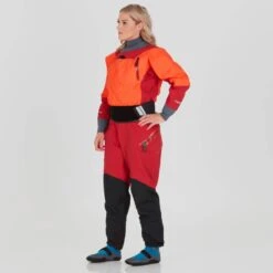 NRS Axiom GORE-TEX Pro Drysuit - Women's (2025) -4Corners Riversports 22551 01 PoppyVino Model Front 092121 1000x1000 904364c4 30f5 49fa 95bc 9fc33f9e083b