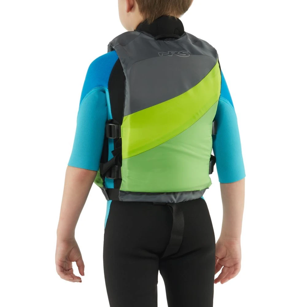 Crew Child PFD NRS Crew Child PFD -4Corners Riversports 40002 02 Model Back GreenGray 012318 1000x1000 77b3577c c0ff 4d79 9dfa a21b7e067231