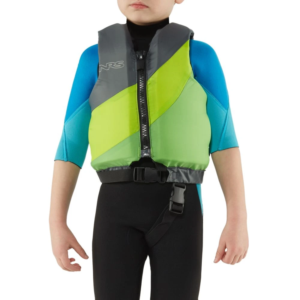 Crew Child PFD NRS Crew Child PFD -4Corners Riversports 40002 02 Model Front GreenGray 012318 1000x1000 17138f76 4f05 4ff3 8e0f 01161ba0a3f8