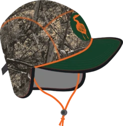 Nobdody Flat Brim Skull Cap 5 Nobdody Flat Brim Skull Cap -4Corners Riversports Camo Compressed