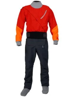 Kokatat Meridian (GORE-TEX Pro) Drysuit -4Corners Riversports DSUPMERRD gore tex pro meridian dry suit mens red front