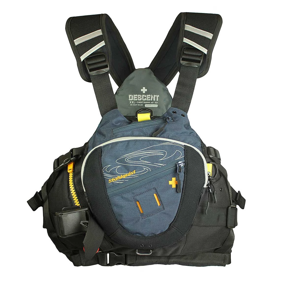 Descent Rescue PFD Stohlquist Descent Rescue PFD -4Corners Riversports Descent Navy Front 1440x 594aae23 0eb8 42bd 897f 918c3c8a2e7e