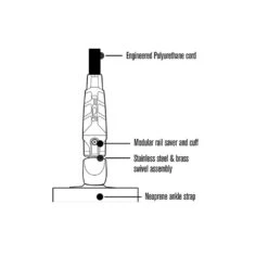 FCS 7' Straight Leash 6 FCS 7' Straight Leash -4Corners Riversports FCS Re Leash
