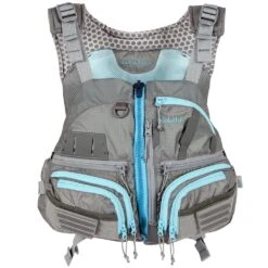 Kokatat Leviathan PFD 6 Kokatat Leviathan PFD -4Corners Riversports LVULEVGY life vest leviathan pfd womens gray front