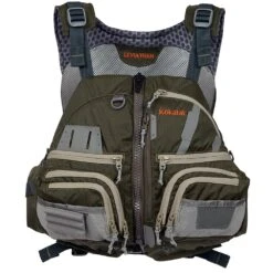 Kokatat Leviathan PFD 4 Kokatat Leviathan PFD -4Corners Riversports LVULEVOL life vest leviathan pfd men s olive front