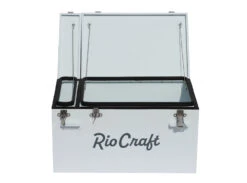 Powder-Coated Aluminum Drybox 6 Powder-Coated Aluminum Drybox -4Corners Riversports Rio Craft Dry Box 0008 Dual Lid Open