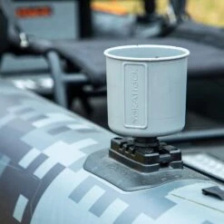 YakAttack MultiMount Cup Holder -4Corners Riversports multimount cup holder battleship grey 94485