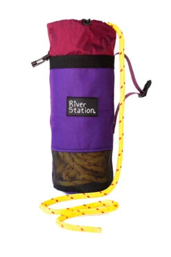 The B.O.A.T. - Classic Rescue Throw Bag - 70ft -4Corners Riversports purp grad